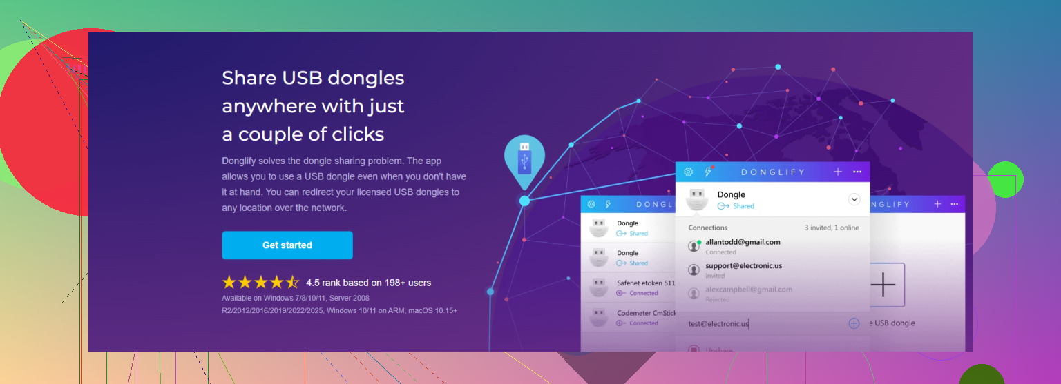 Can I Share an ETS6 Dongle Over My Network?