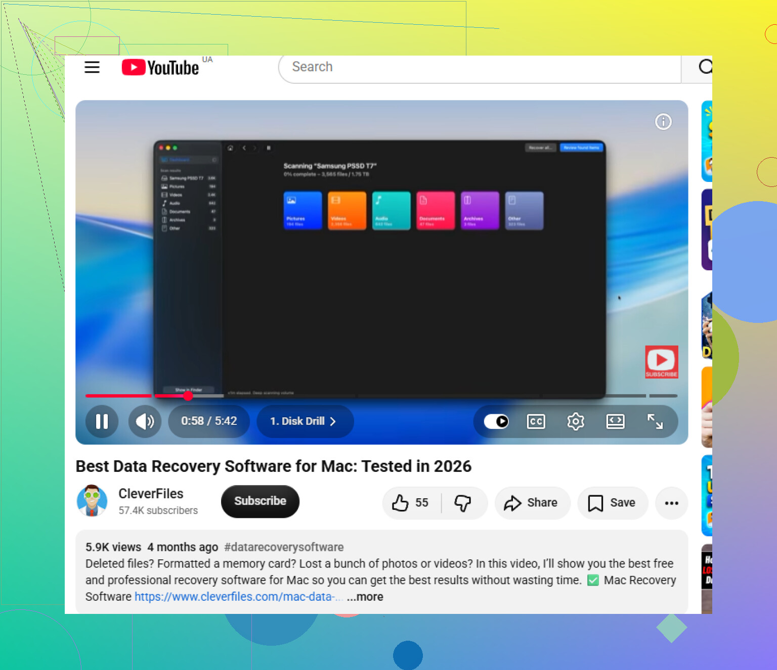 Como recupero dados do disco rígido do Mac?