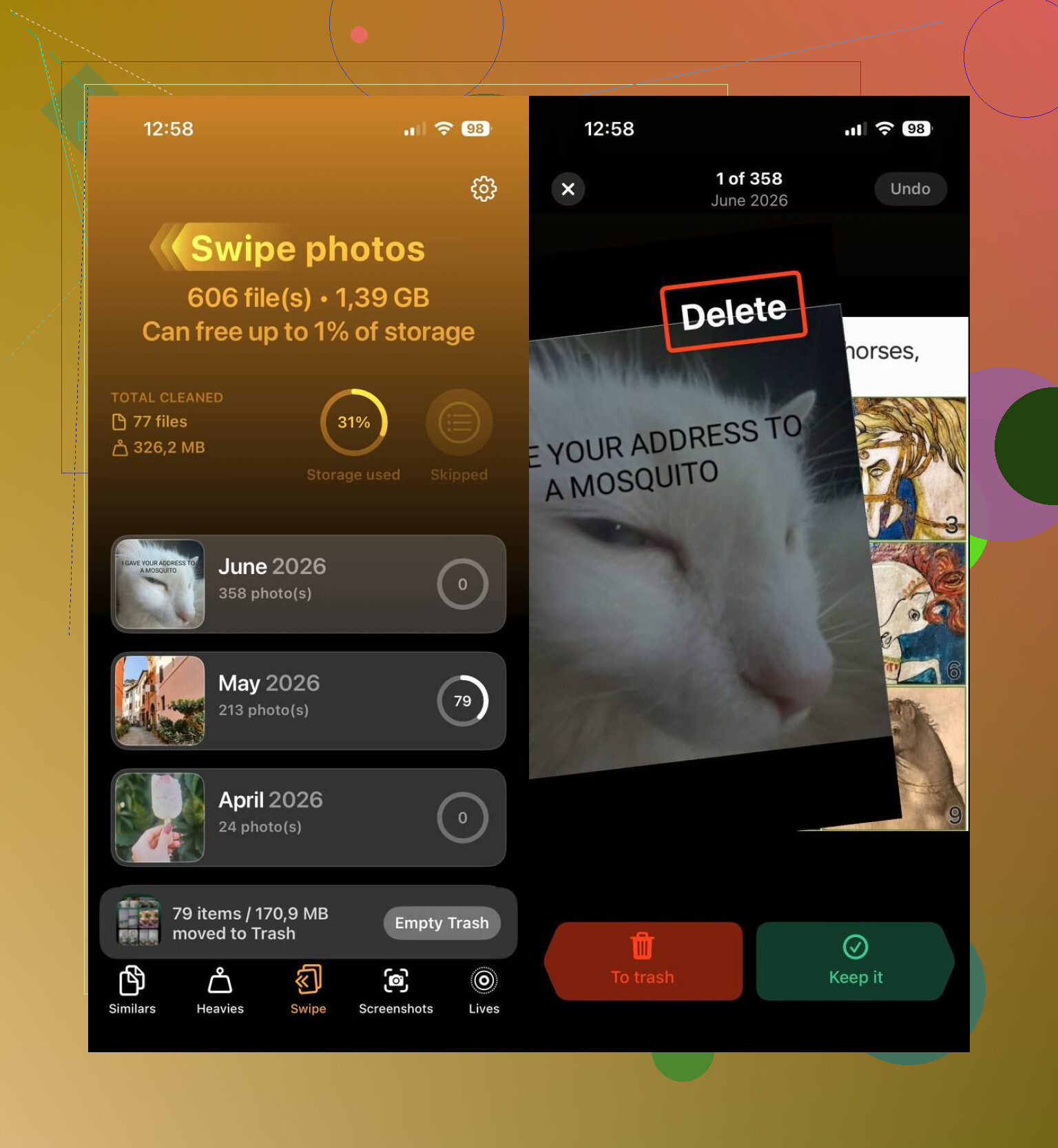 ストレージ不足になりがちな場合にiPhoneの写真を整理するのに最適なアプリは?