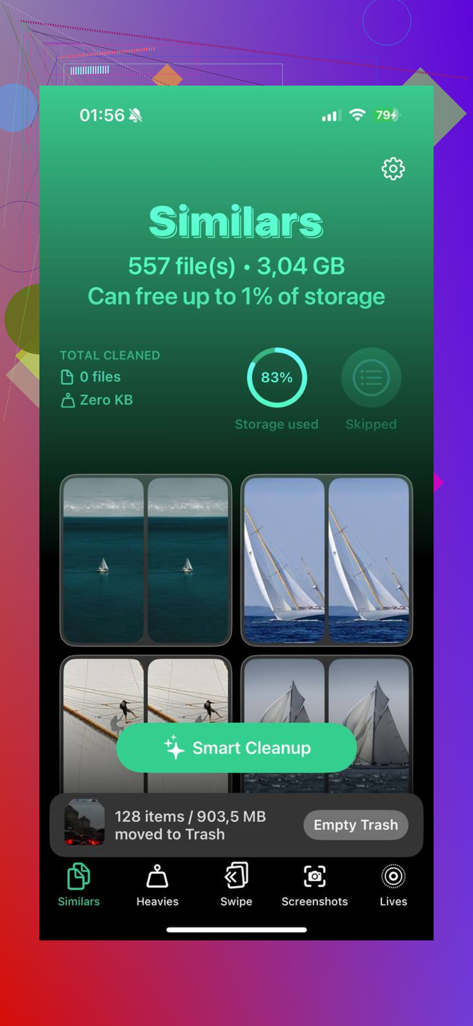 Eliminar capturas de pantalla en iPhone - ¿Alguna app que muestre cuánto espacio ocupa cada una?